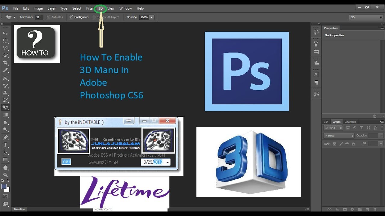 adobe photoshop cs6 3d tool download